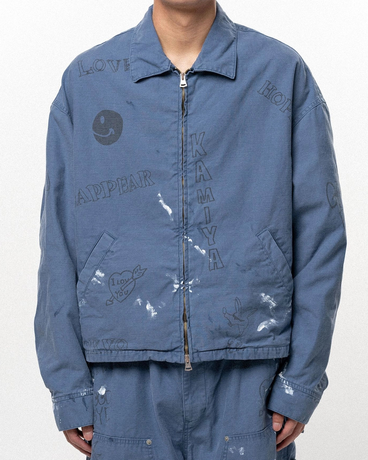 KAMIYA / Graffiti Work Jacket (G16BL022)