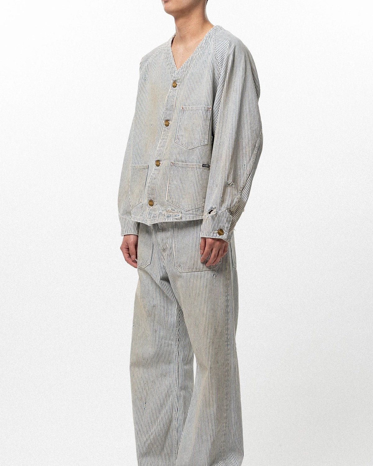 KAMIYA / Hickory Work Jacket (G16BL032)