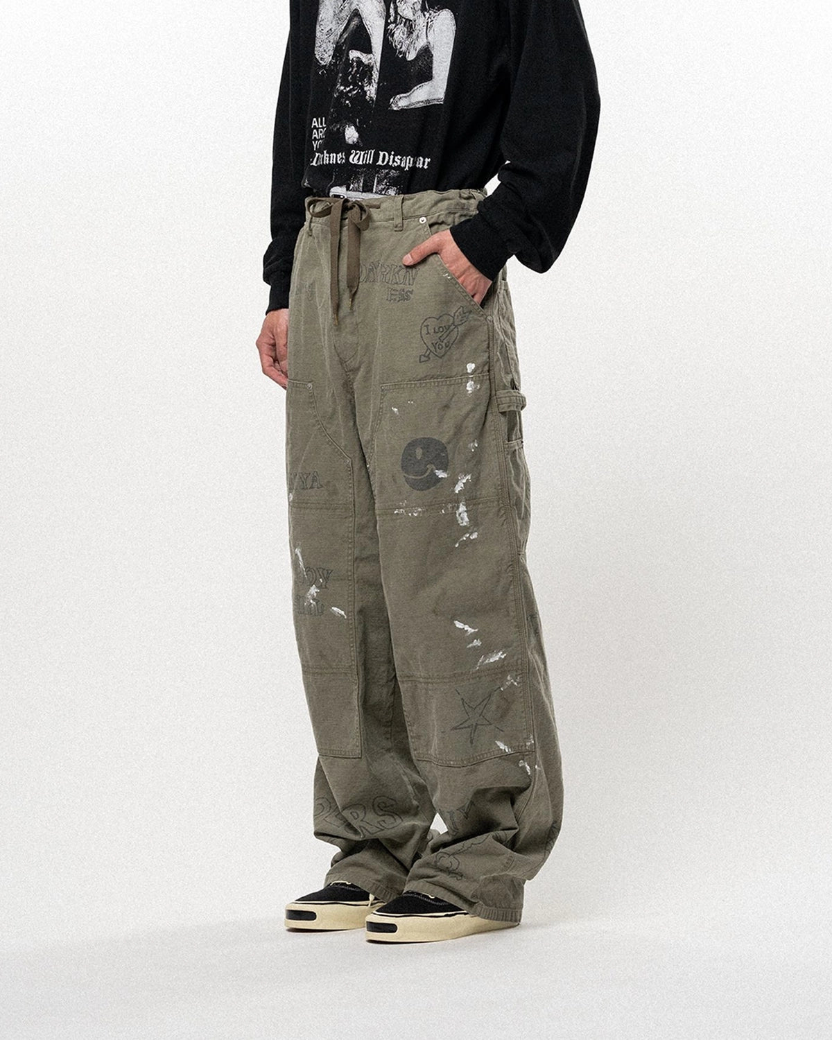 KAMIYA / Graffiti Painter Pants (G16PT023)