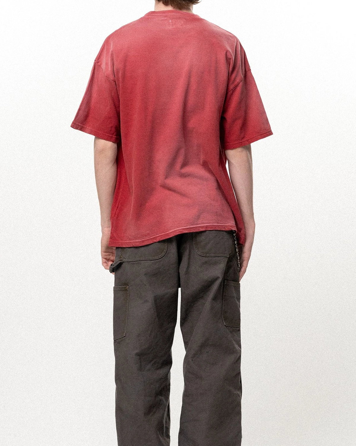 KAMIYA / "REAL TORCH" Distressed Pocket Tee (G16TS090)
