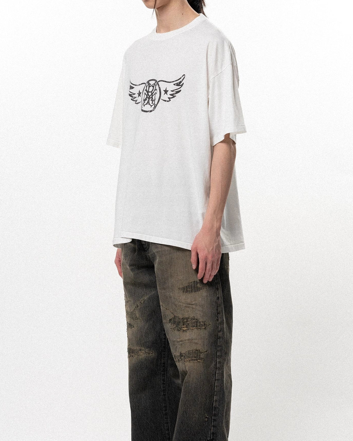 KAMIYA / "AERO-KMY" T-shirt (G16TS097)