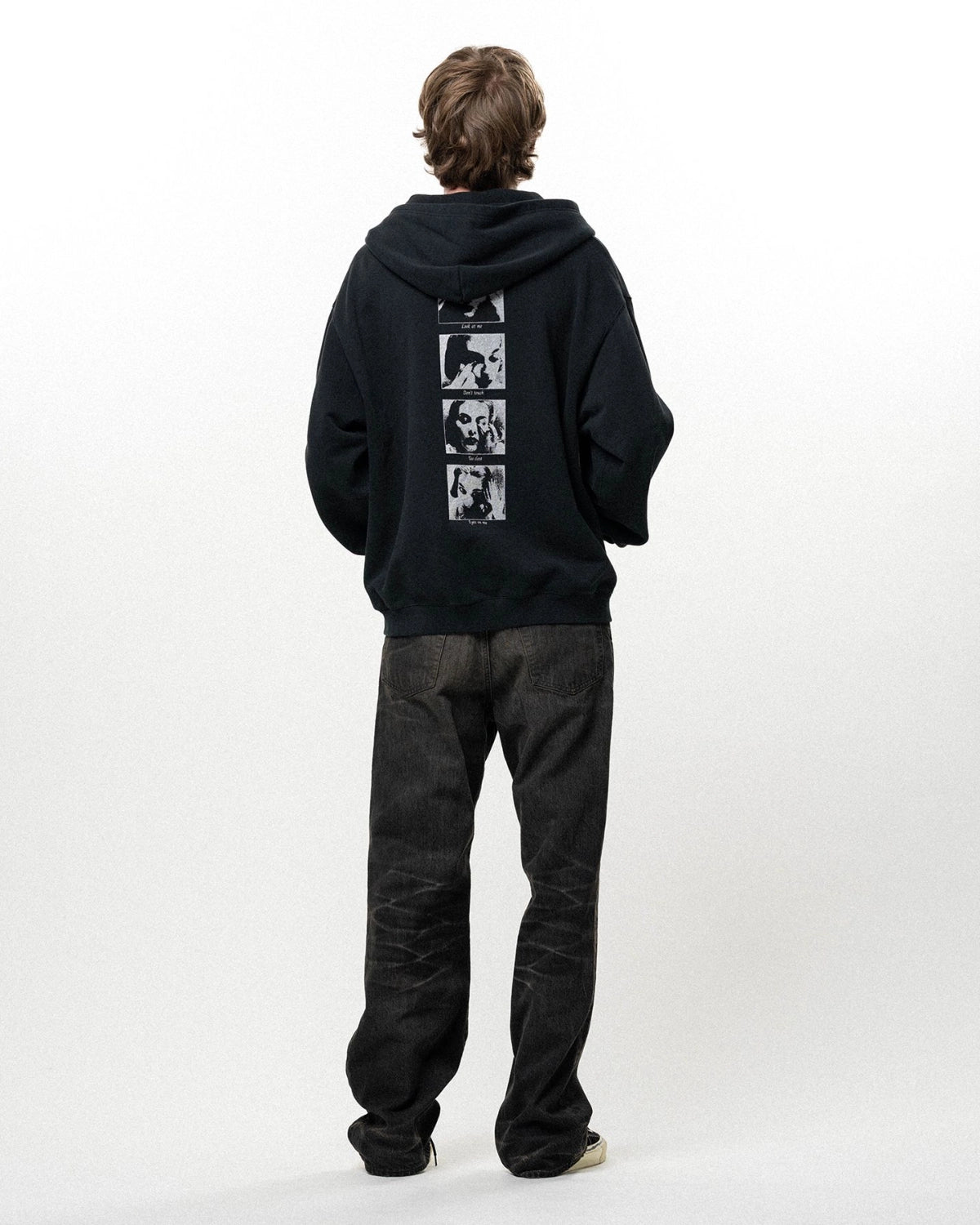 KAMIYA / "DISTORTED Girl" Zip-up Hoodie (G17HD101)