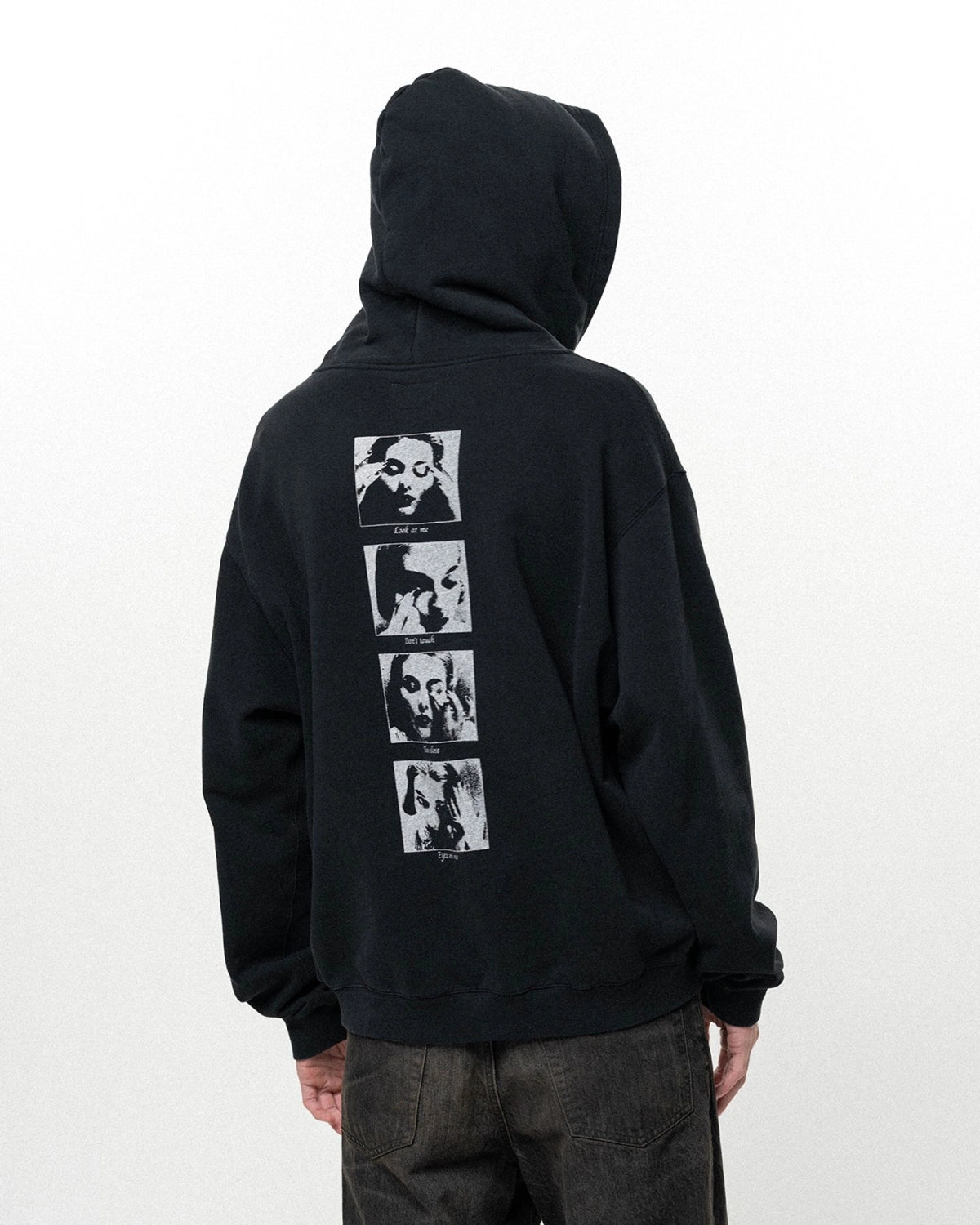 KAMIYA / "DISTORTED Girl" Zip-up Hoodie (G17HD101)