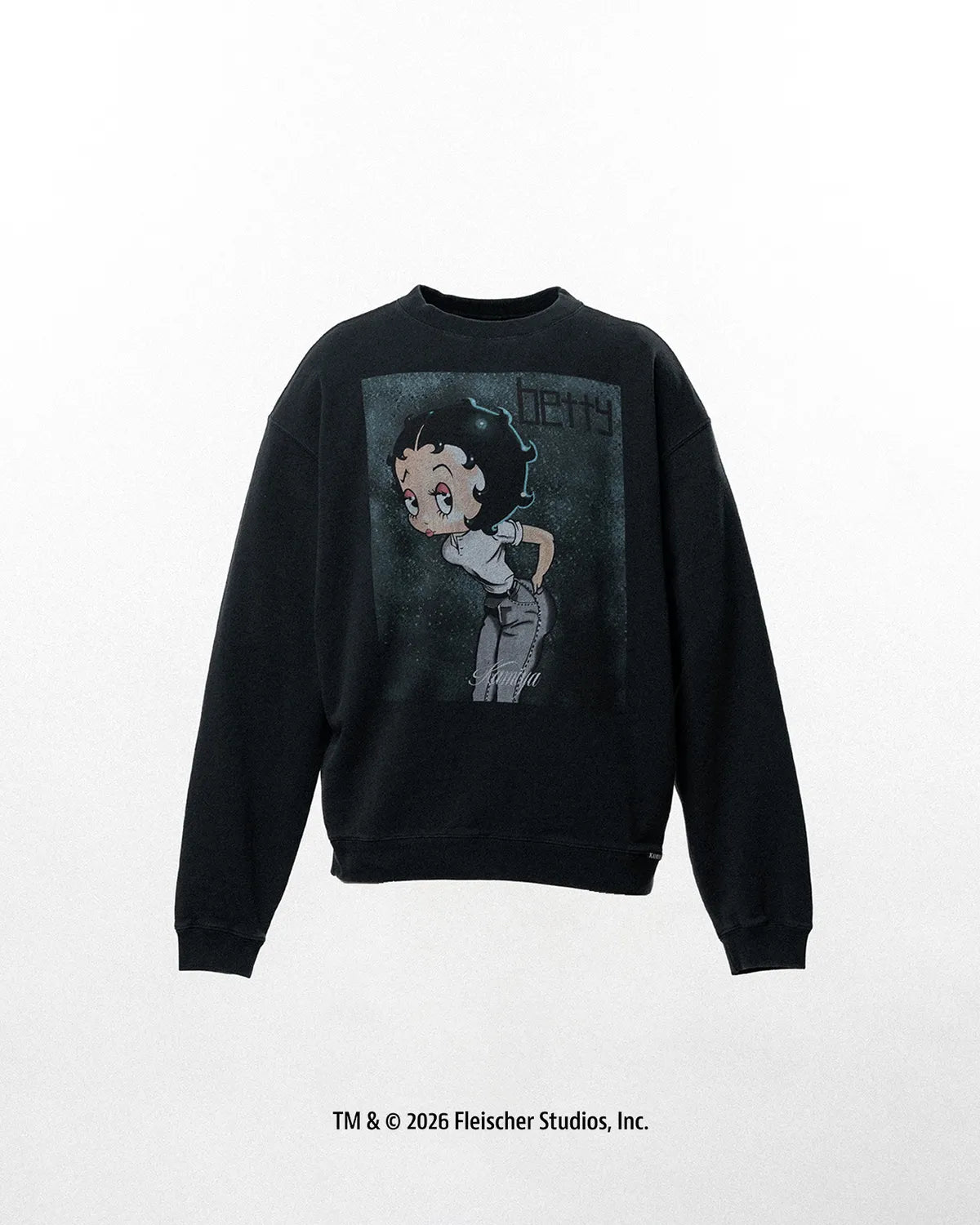 KAMIYA × Betty Boop / "I’m coming out" Betty BoopTM Sweat Pullover (G17PO106)