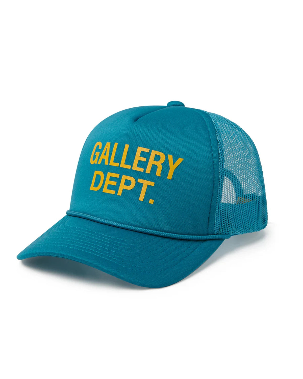 GALLERY DEPT. ロゴ トラッカーキャップ ブラック×イエロー GALLERY DEPT. ロゴ トラッカーキャップ ブラック×イエロー