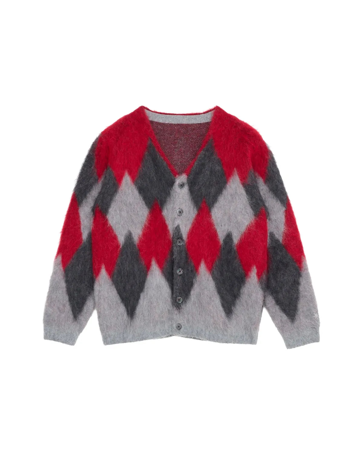GDC の Argyle Mohair Cardigan (GD0465)