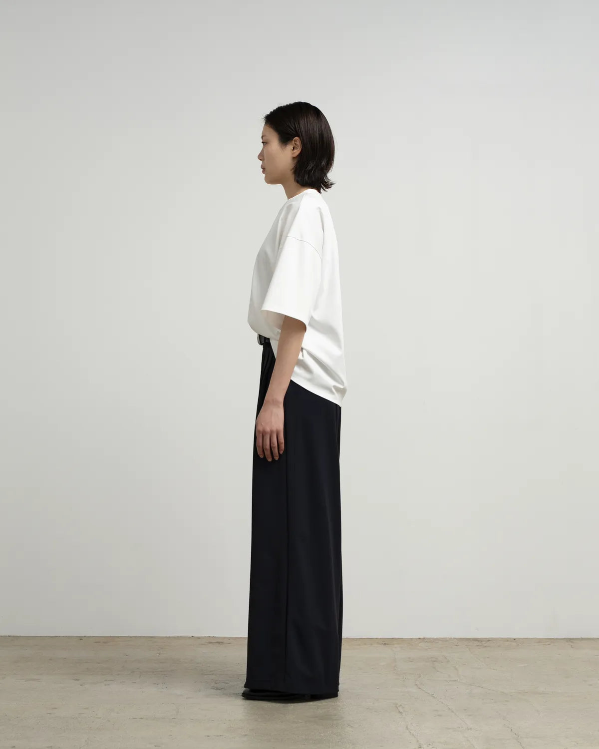 Graphpaper (グラフペーパー) / Flex Tricot Two Tuck Wide Pants