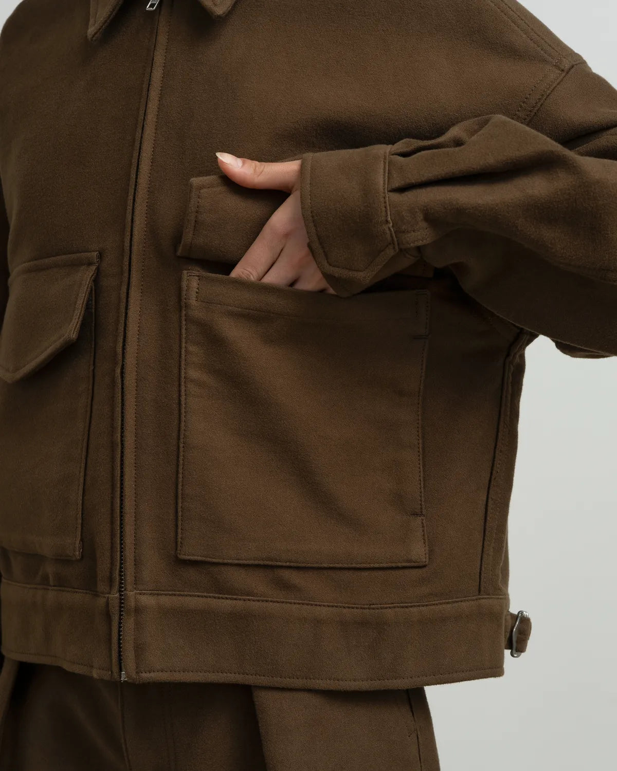 Graphpaper / Cotton Double Serge Zip Jacket (GL263-20453)