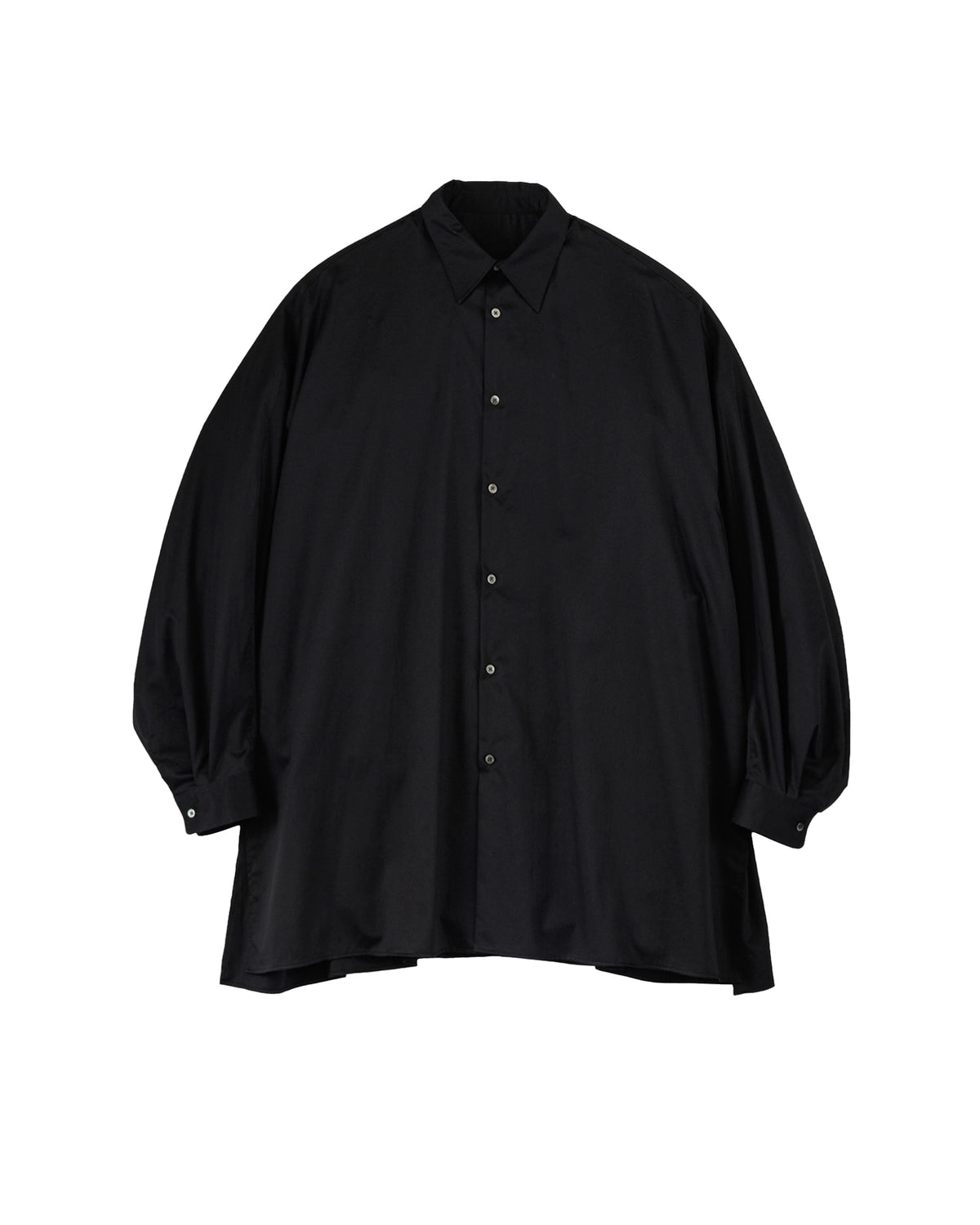 Graphpaper / Silicon Poplin Deep Slit Regular Collar Shirt (GL263-50198)