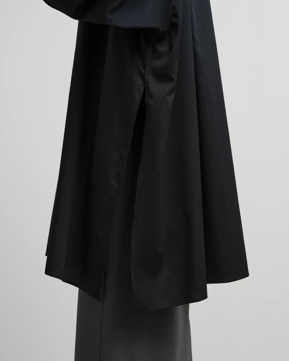 Graphpaper / Silicon Poplin Deep Slit Band Collar Shirt (GL263-50199)