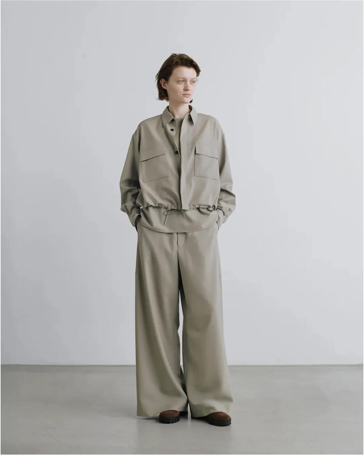 Graphpaper / Wool Ripstop Shirt Blouson (GL263-50482)