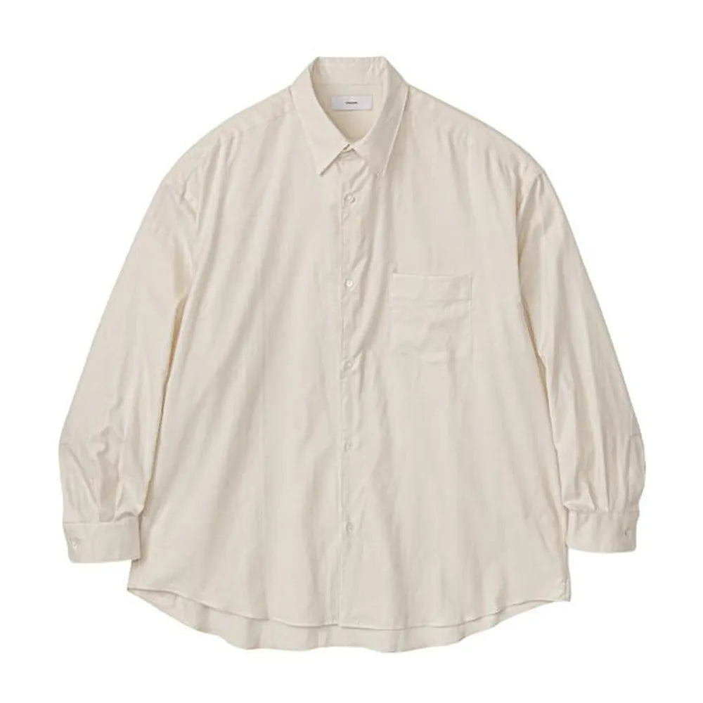 Graphpaper の Cotton Cashmere L/S Oversized Regular Collar Shirt