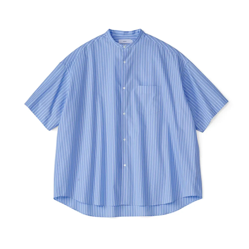 Graphpaper の SIDOGRAS S/S Oversized Band Collar Shirt