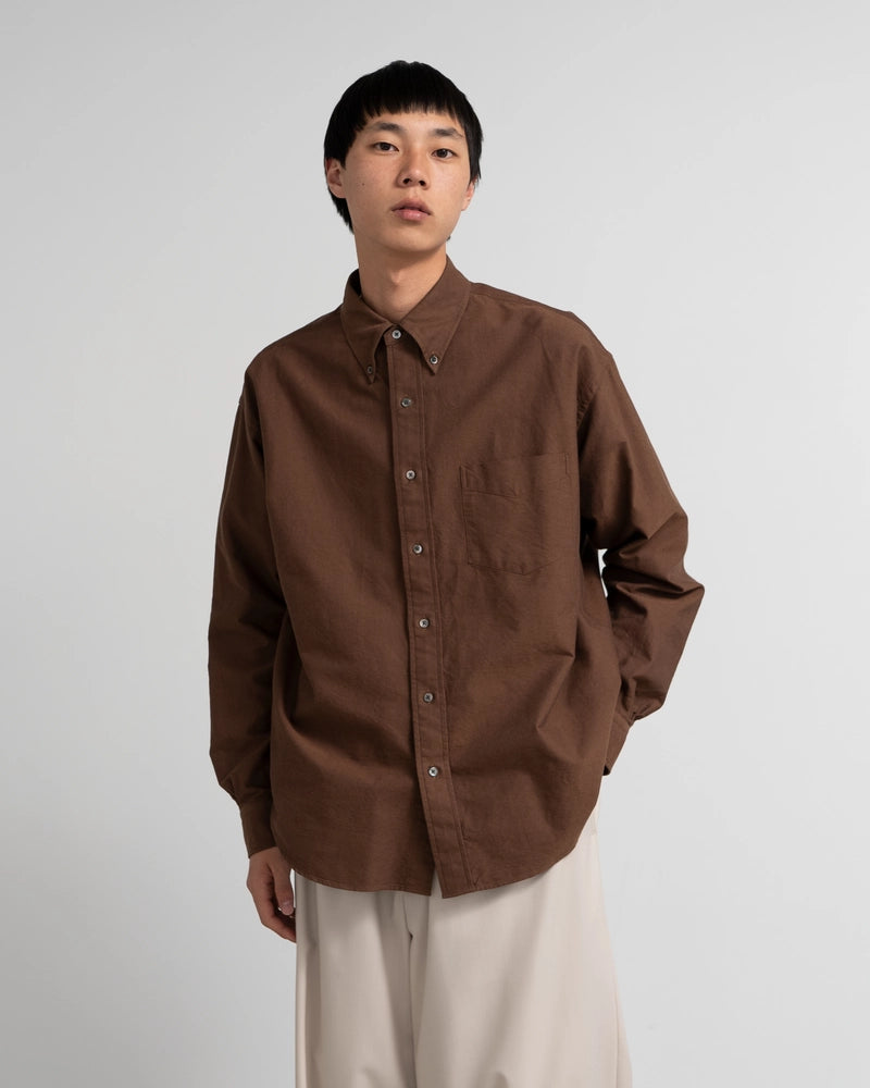 Graphpaper / Oxford L/S B.D Box Shirt (GM251-50020C)