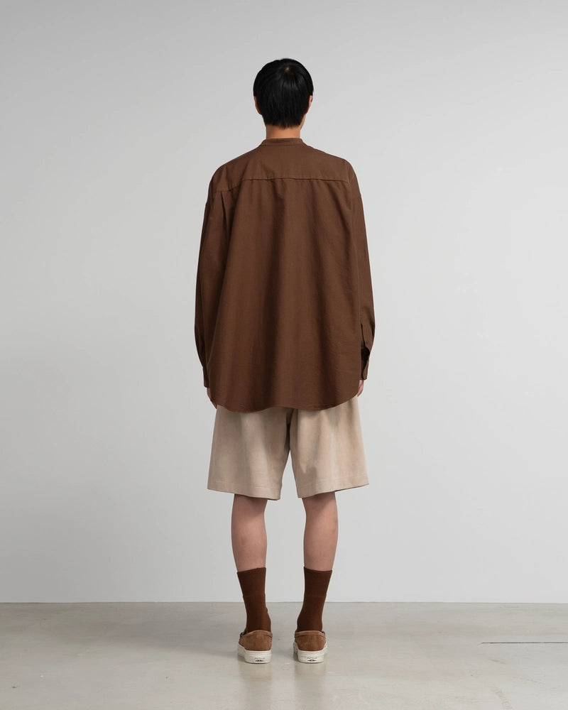 Graphpaper / Oxford Pique Jersey L/S Oversized BD Shirt 