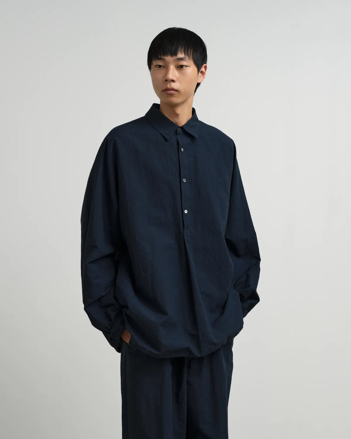 Graphpaper（グラフペーパー） / Cotton Linen Seersucker L/S