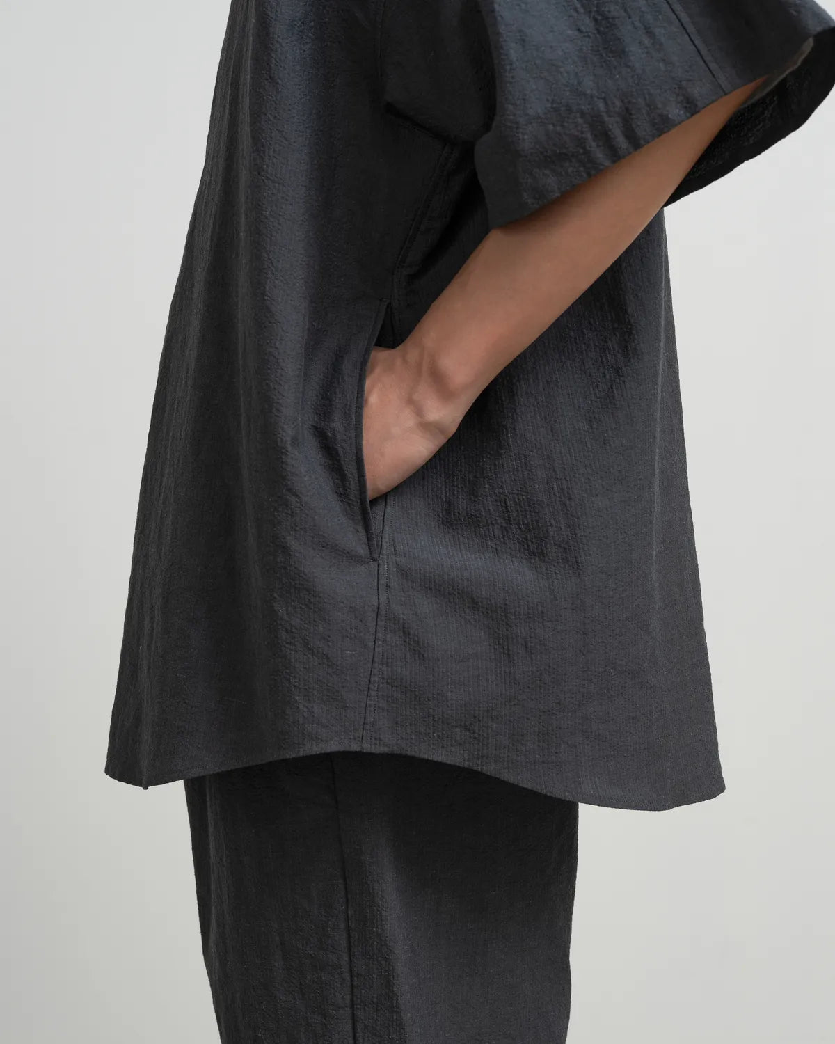 Graphpaper（グラフペーパー） / Cotton Linen Seersucker S/S