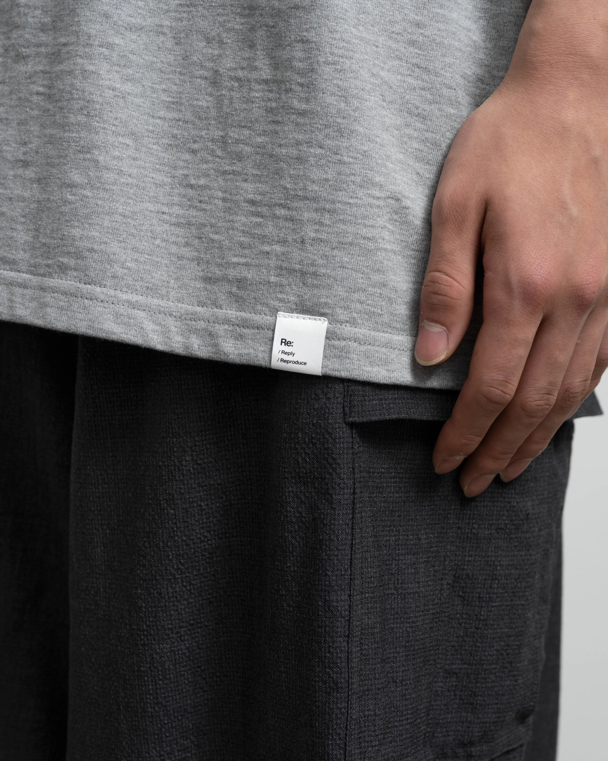 Graphpaper Re: (※Graphpaper NAGOYA EXCLUSIVE) / Heather Cotton 2-Pack Crew Neck  Tee (GM262-70703N)