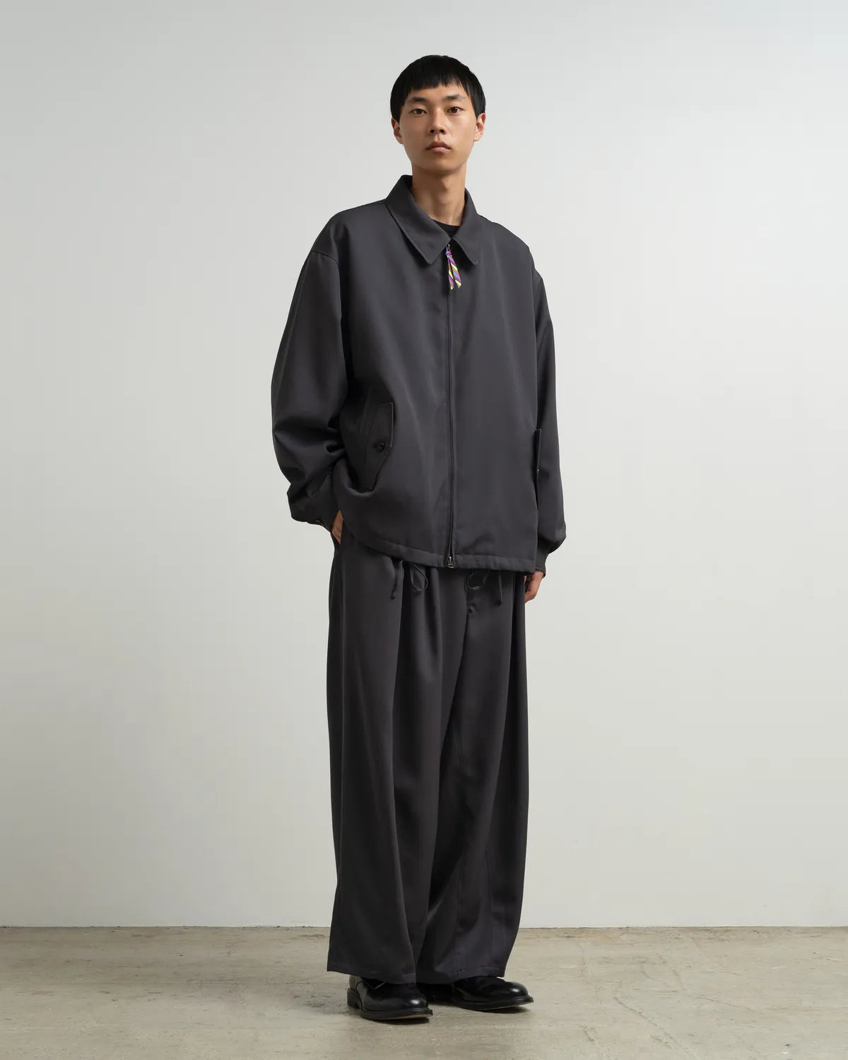 Graphpaper × is-ness / is-ness for GP Scale off Wool Balloon Chef Pants (GM263-40631I)