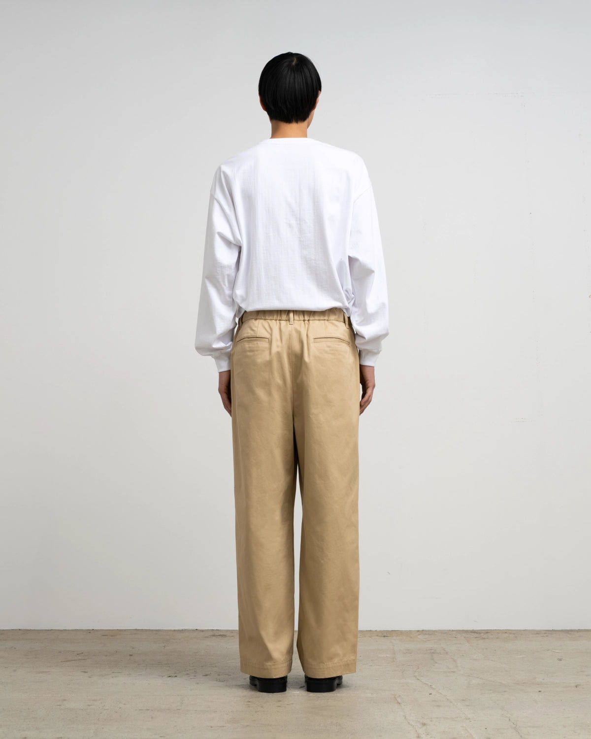 Graphpaper / Westpoint Chino Wide Straight Trousers (GM263-40165B)