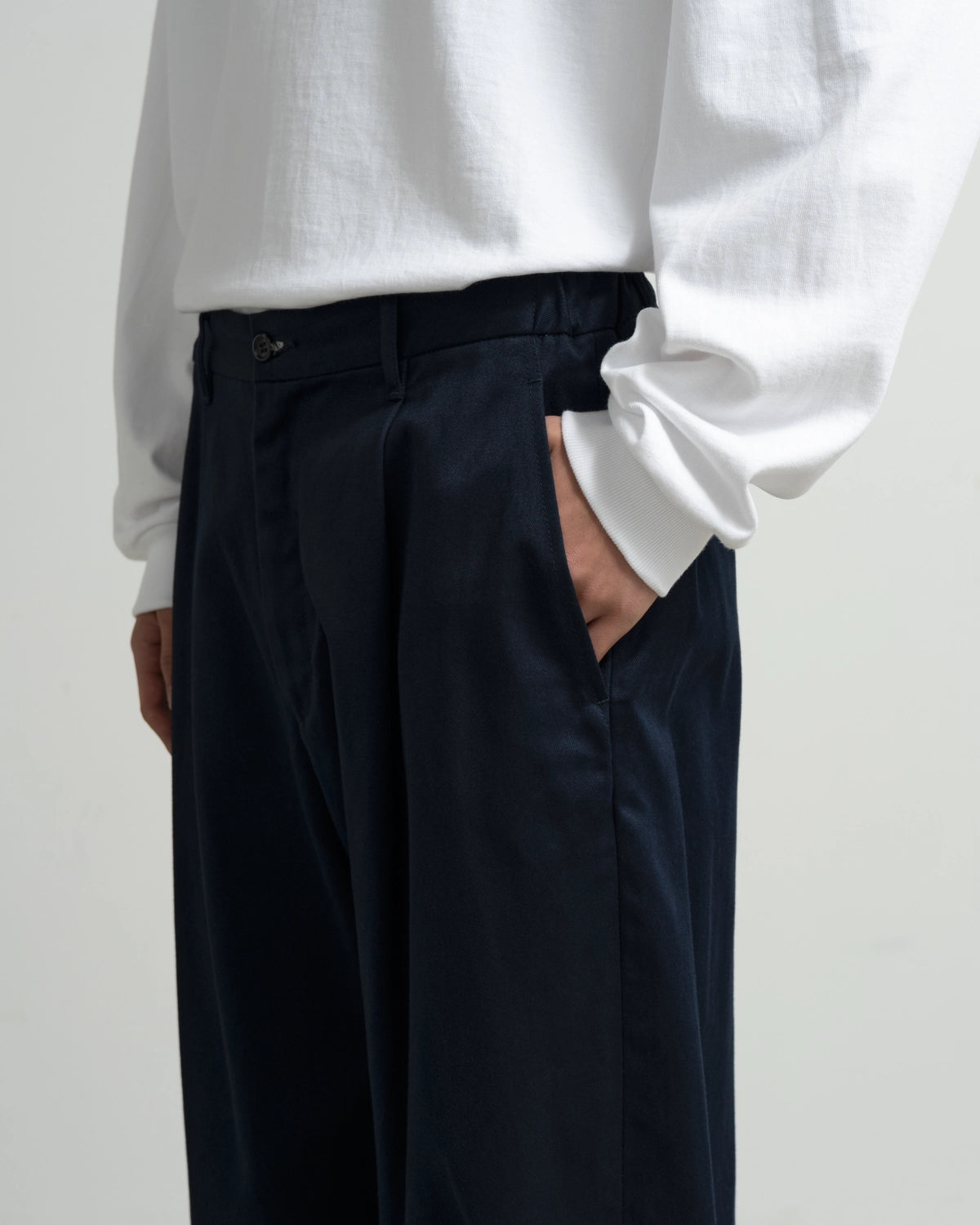 Graphpaper / Westpoint Chino Wide Tapered Trousers (GM263-40166B)