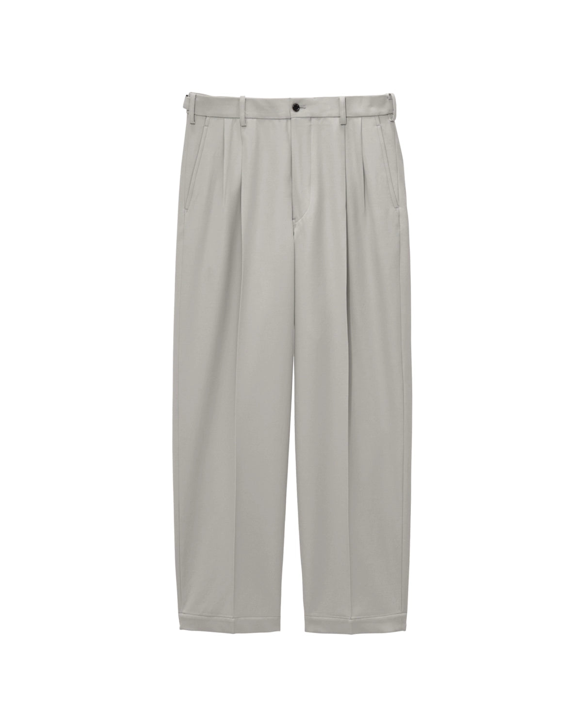 Graphpaper / Back Satin Wool Gabardine Adjustable Trousers (GM263-40401)