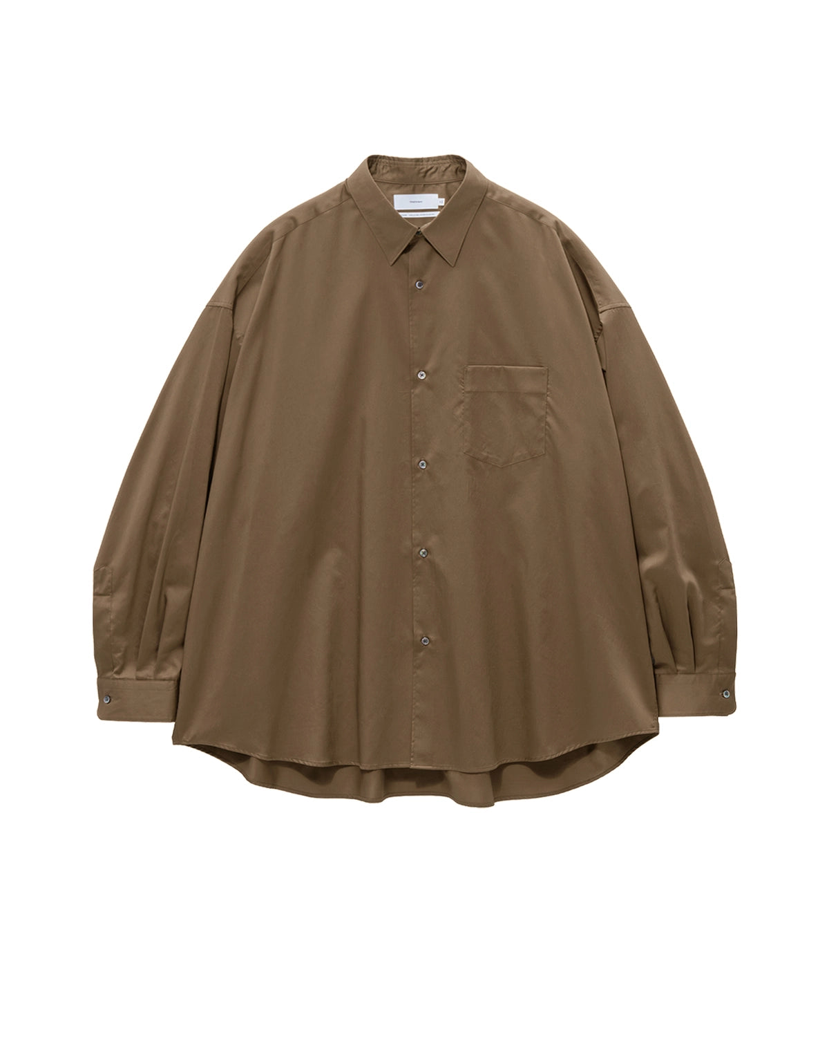 Graphpaper / Silicon Poplin Oversized Regular Collar Shirt (GM263-50196)