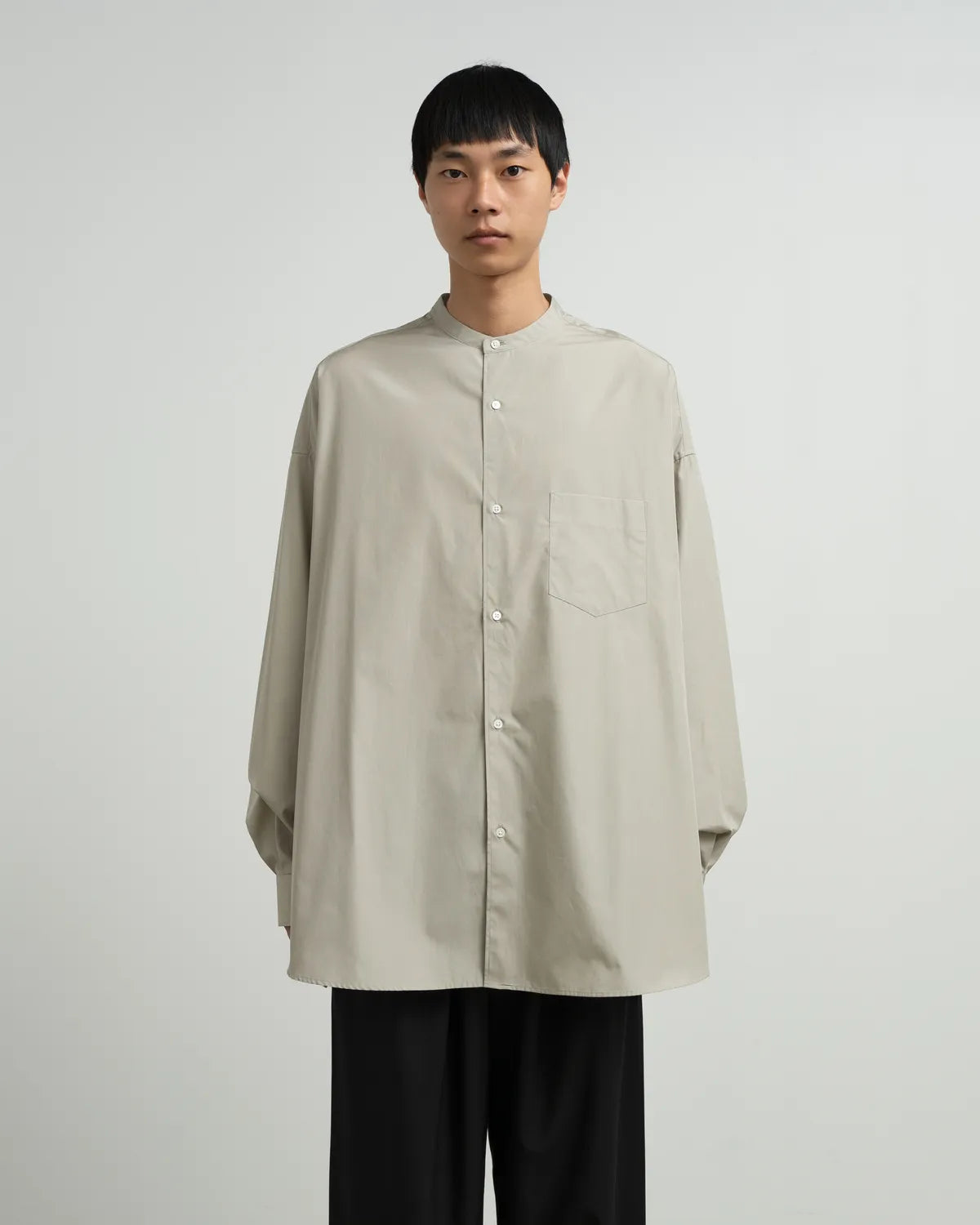 Graphpaper / ALUMO for GP L/S Oversized Band Collar Shirt (GM263-50231)