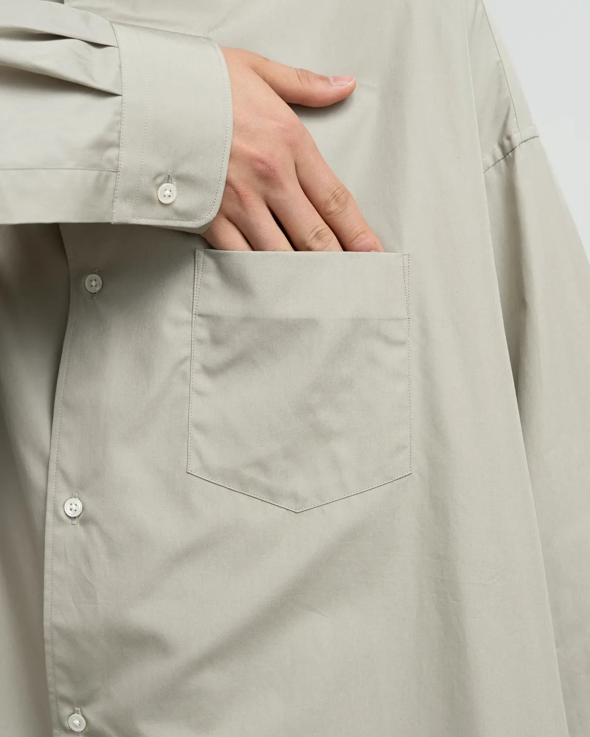 Graphpaper / ALUMO for GP L/S Oversized Band Collar Shirt (GM263-50231)