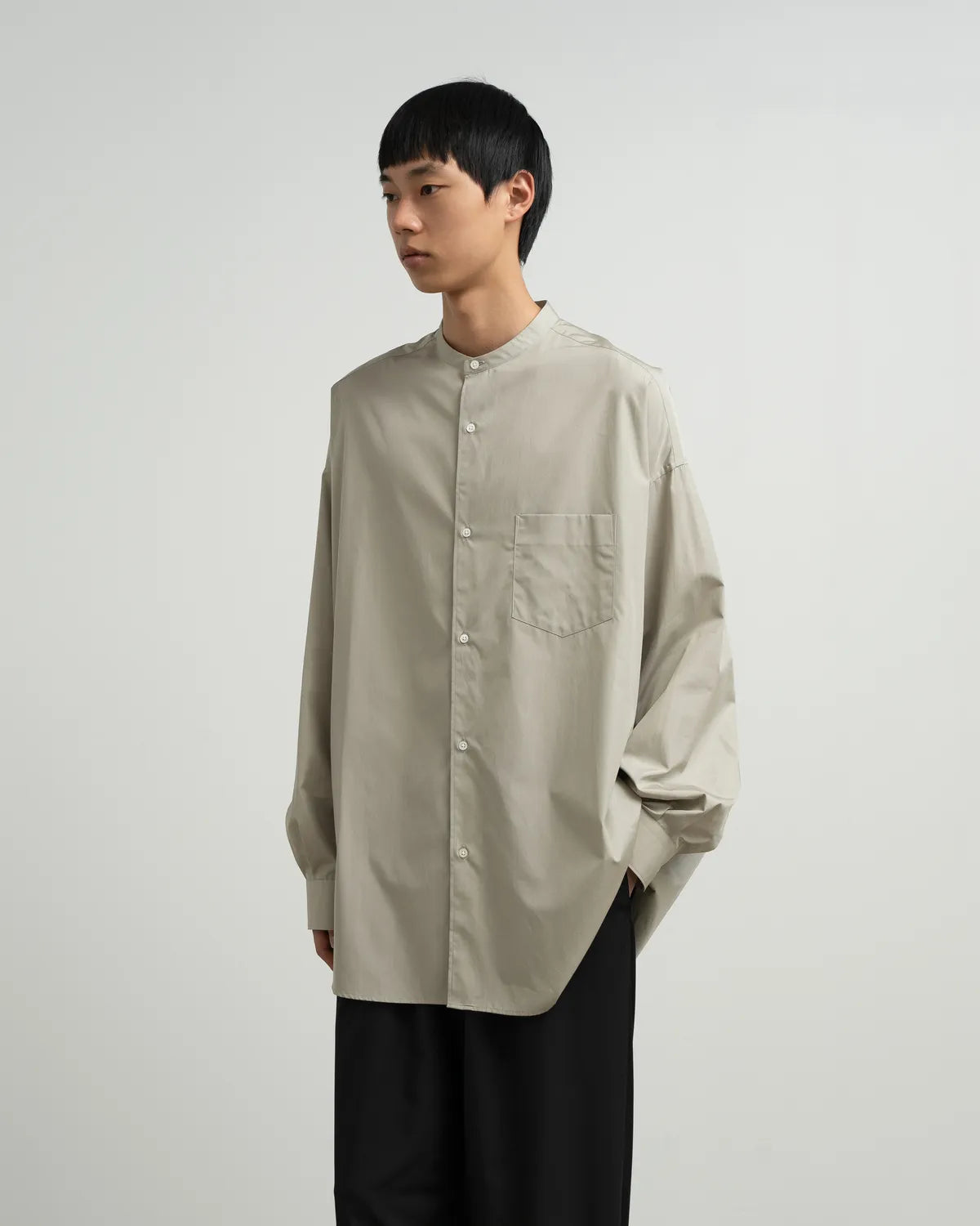 Graphpaper / ALUMO for GP L/S Oversized Band Collar Shirt (GM263-50231)