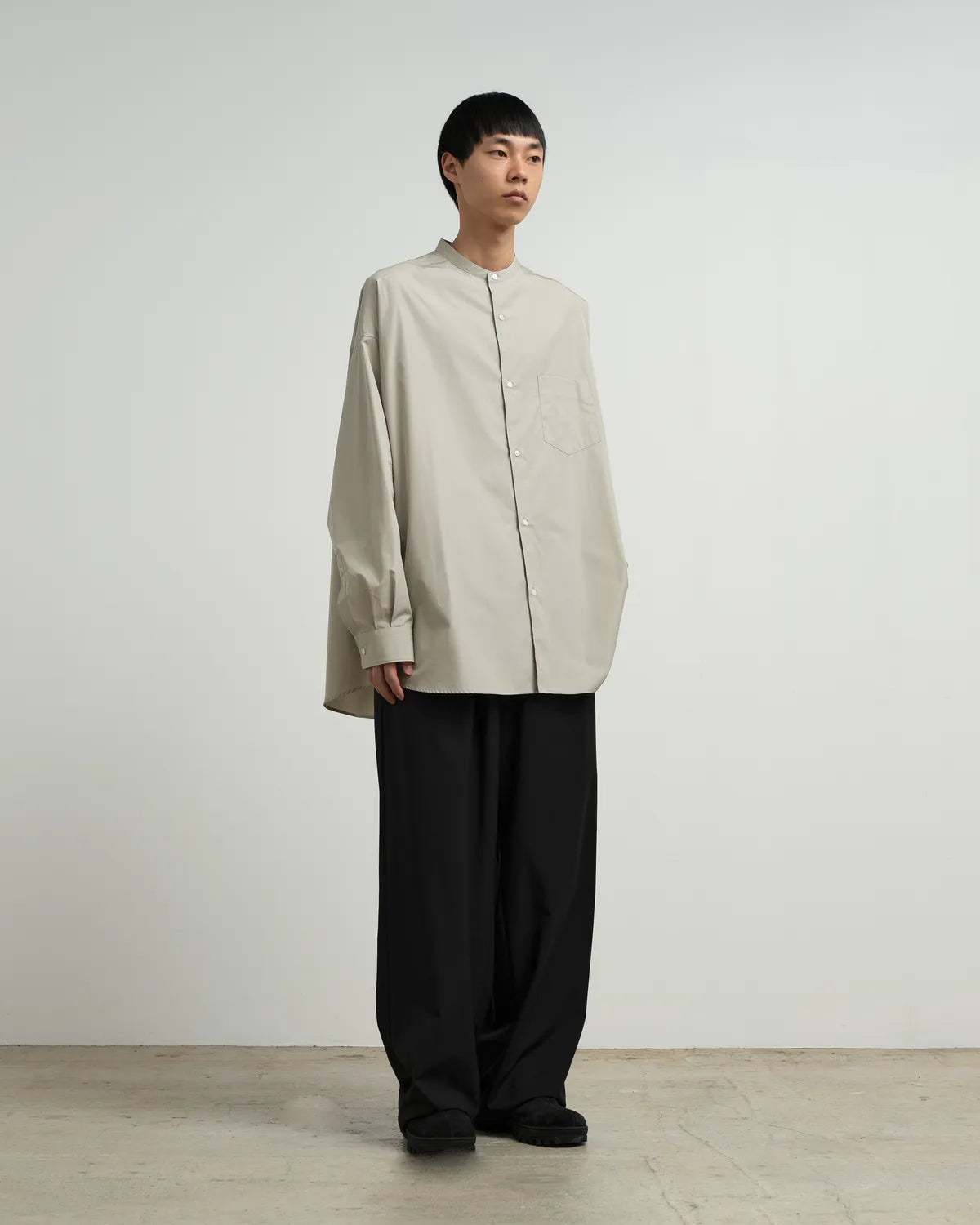 Graphpaper / ALUMO for GP L/S Oversized Band Collar Shirt (GM263-50231)
