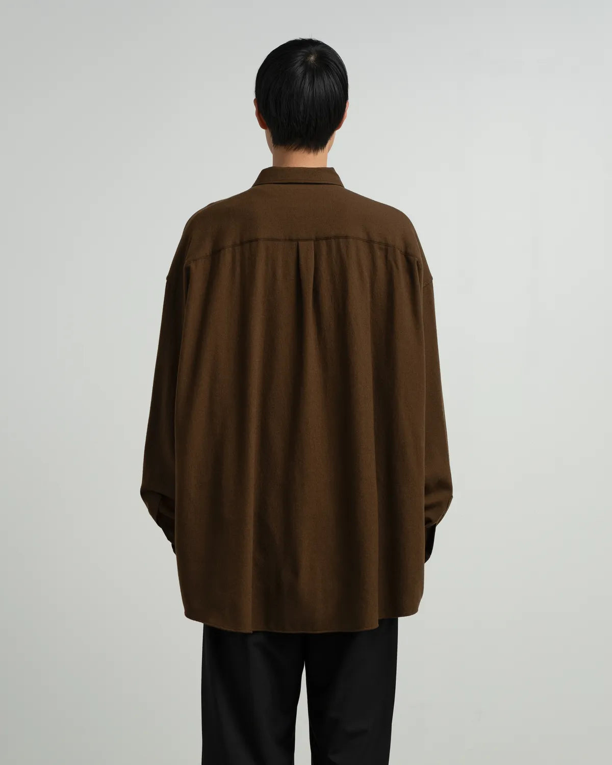 Graphpaper / Extra Fine Wool Lawn L/S Sleeping Shirt (GM263-50331)
