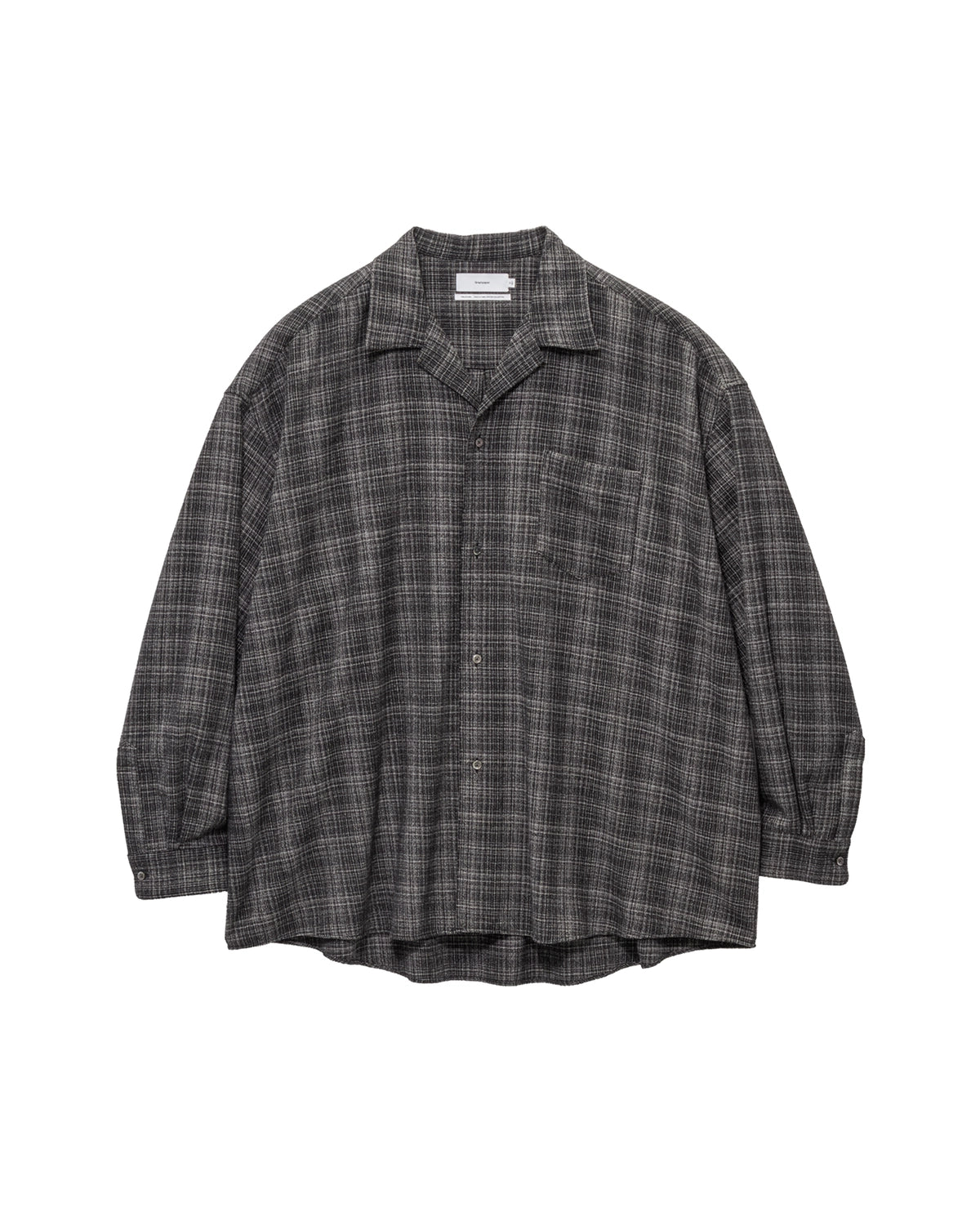 Graphpaper / Extra Fine Wool Lawn L/S Sleeping Shirt (GM263-50331)