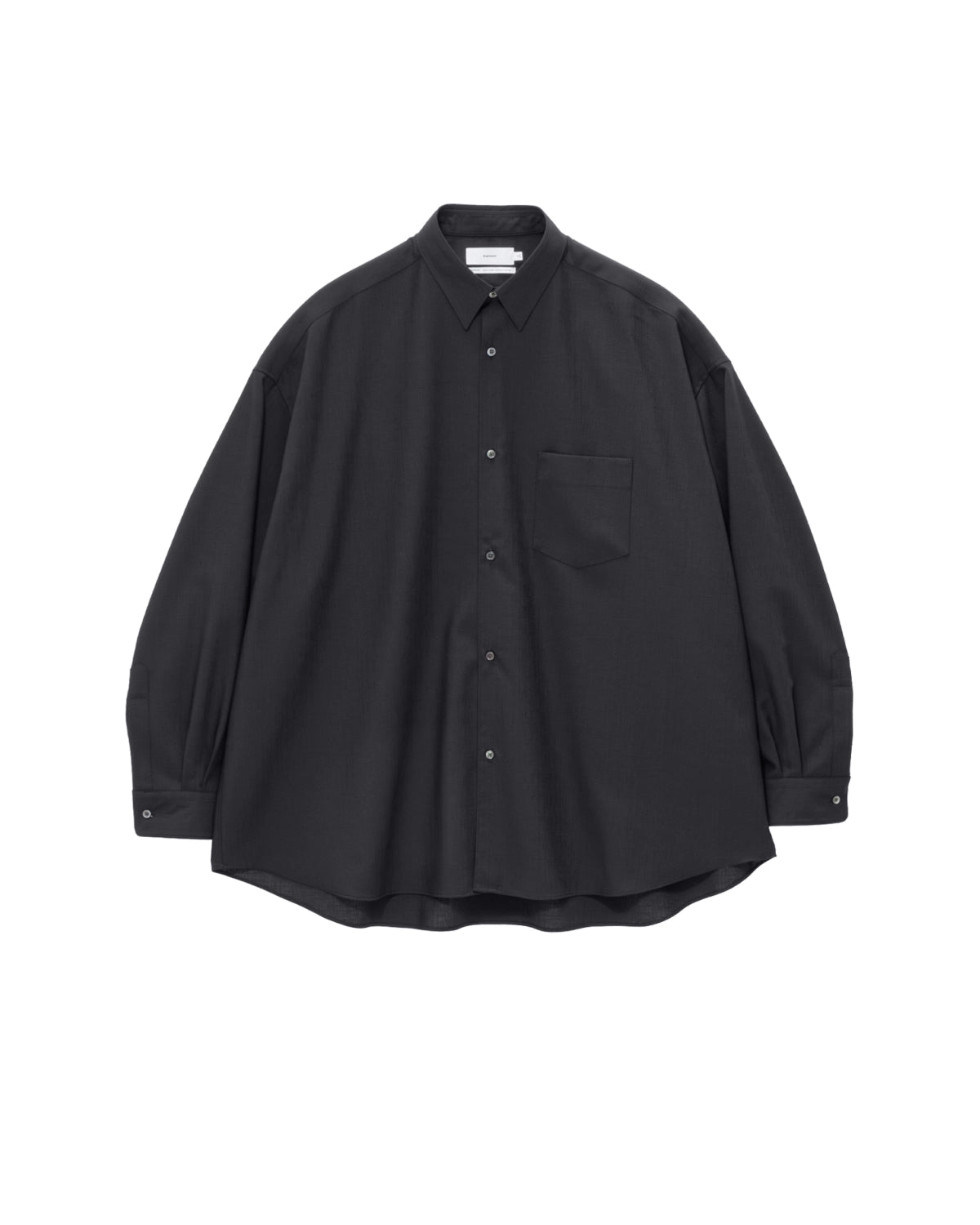 Graphpaper / Wool Hopsack L/S Oversized Regular Collar Shirt (GM263-50472)