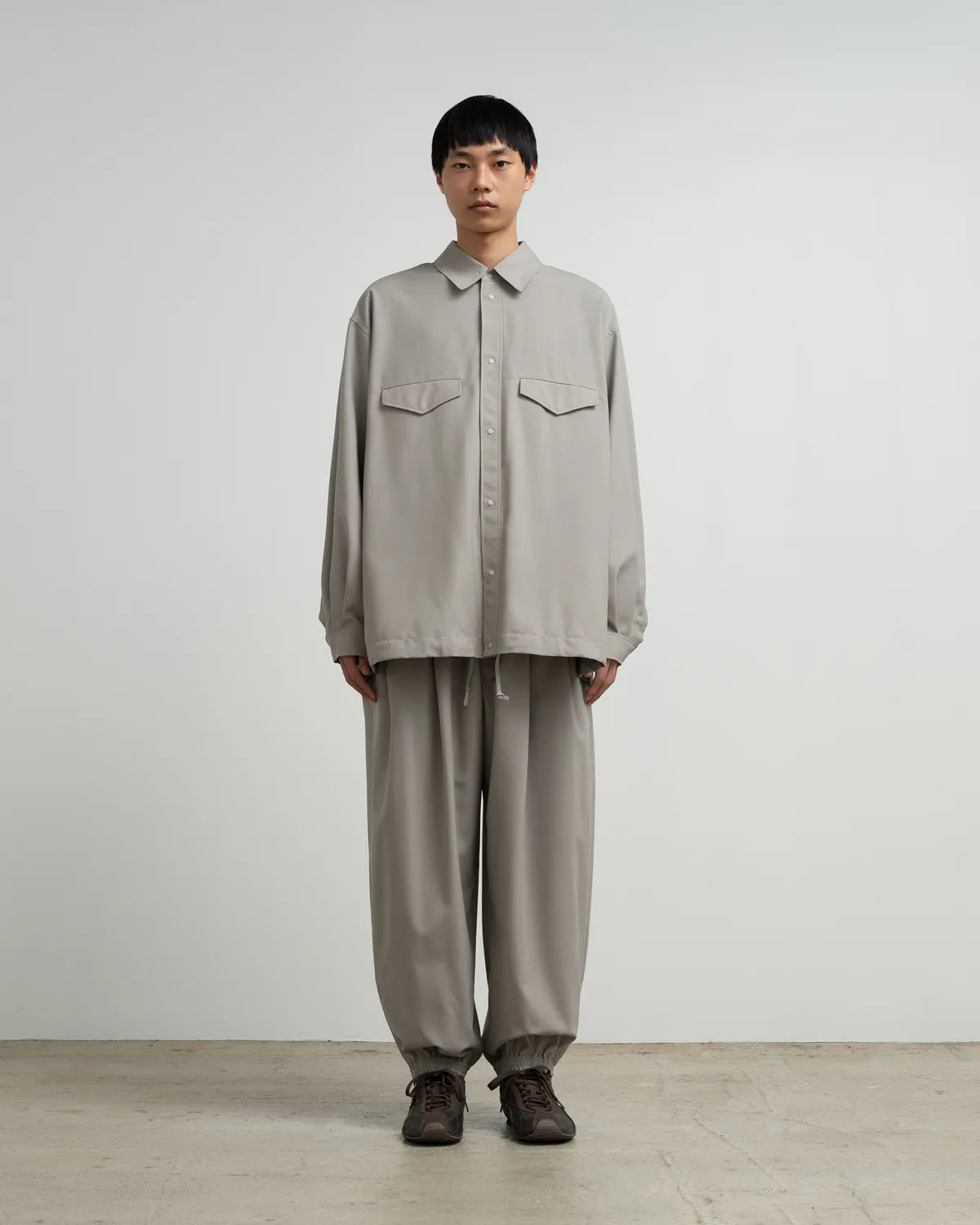 Graphpaper / Wool Ripstop Shirt Jacket (GM263-50480)