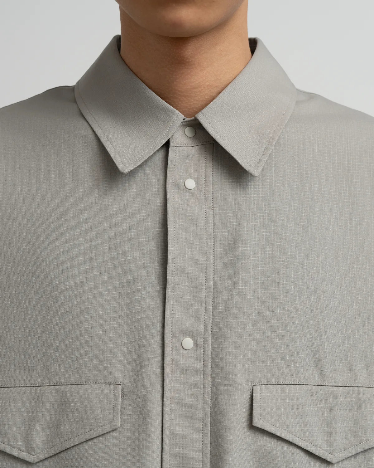 Graphpaper / Wool Ripstop Shirt Jacket (GM263-50480)
