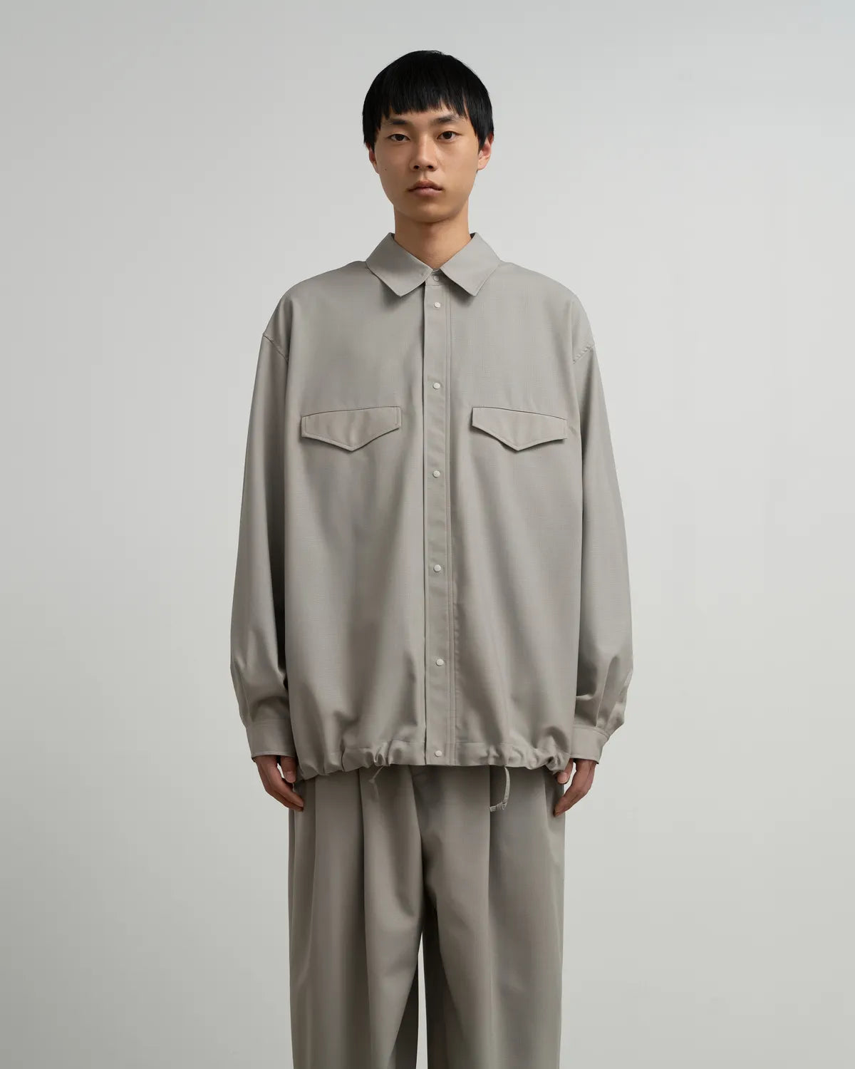 Graphpaper / Wool Ripstop Shirt Jacket (GM263-50480)