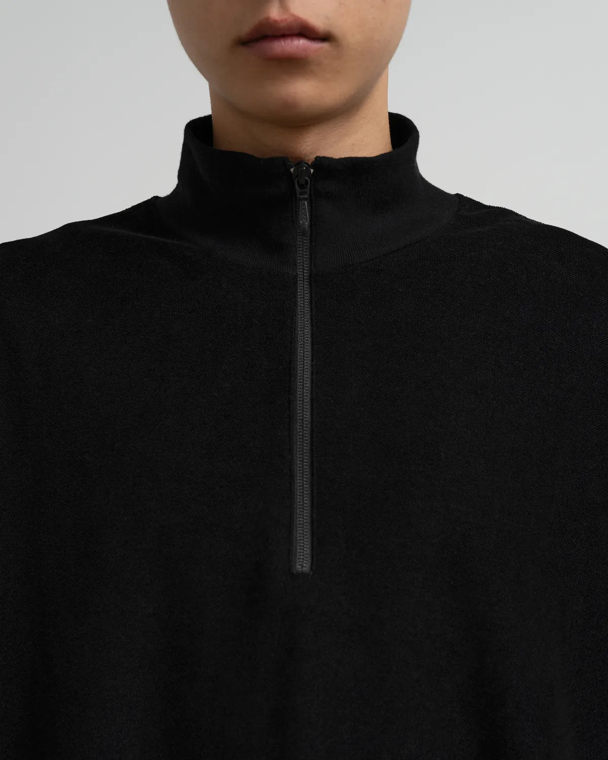 Graphpaper / Pique Velour Jersey Half Zip Sweatshirt (GM263-70254)