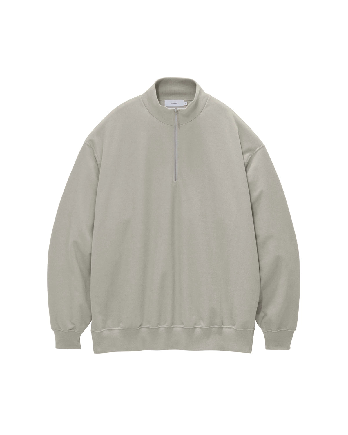 Graphpaper / Pique Velour Jersey Half Zip Sweatshirt (GM263-70254)