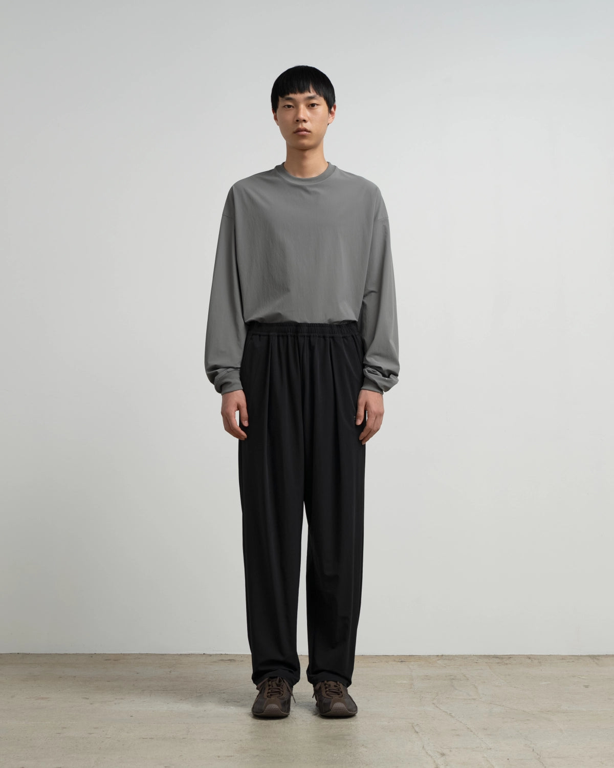 Graphpaper / PERTEX EQUILIBRIUM L/S Crew Neck Pullover (GM263-70260)