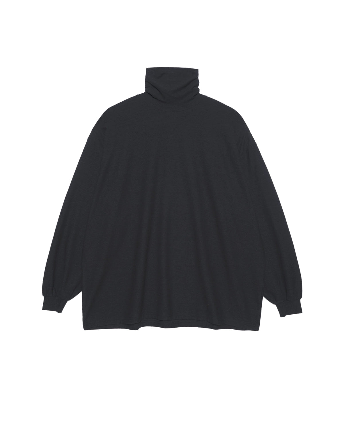 Graphpaper / Cotton Wool Ripple High Neck L/S Tee (GM263-70305)