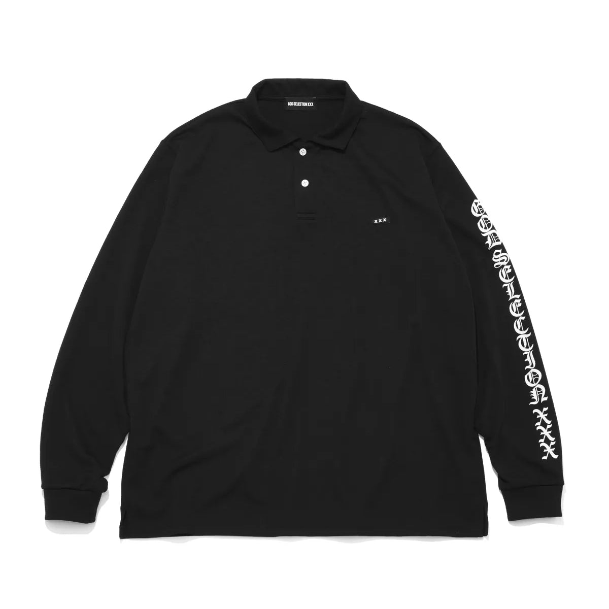 【GOD SELECTION XXX】LONG SLEEVE T-SHIRT / BLACK 要在庫確認 GOD SELECTION XXX(ゴッドセレクショントリプルエックス) / LONG