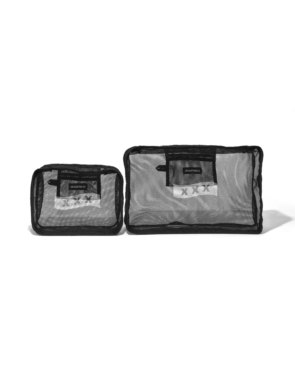 新品 god selection xxx ポーチセット GOD SELECTION XXX / Box Logo Mesh Packing Pouch Set -Set of 2