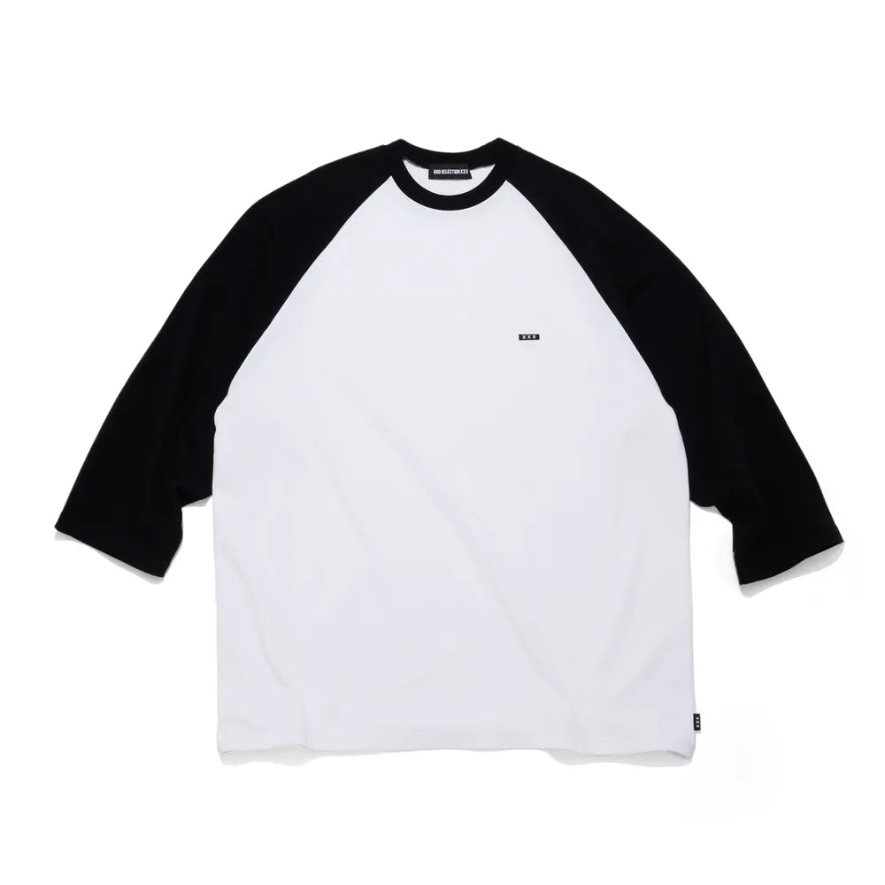 GOD SELECTION XXX の RAGLAN SLEEVE T-SHIRT (GX-S24-RT-02)