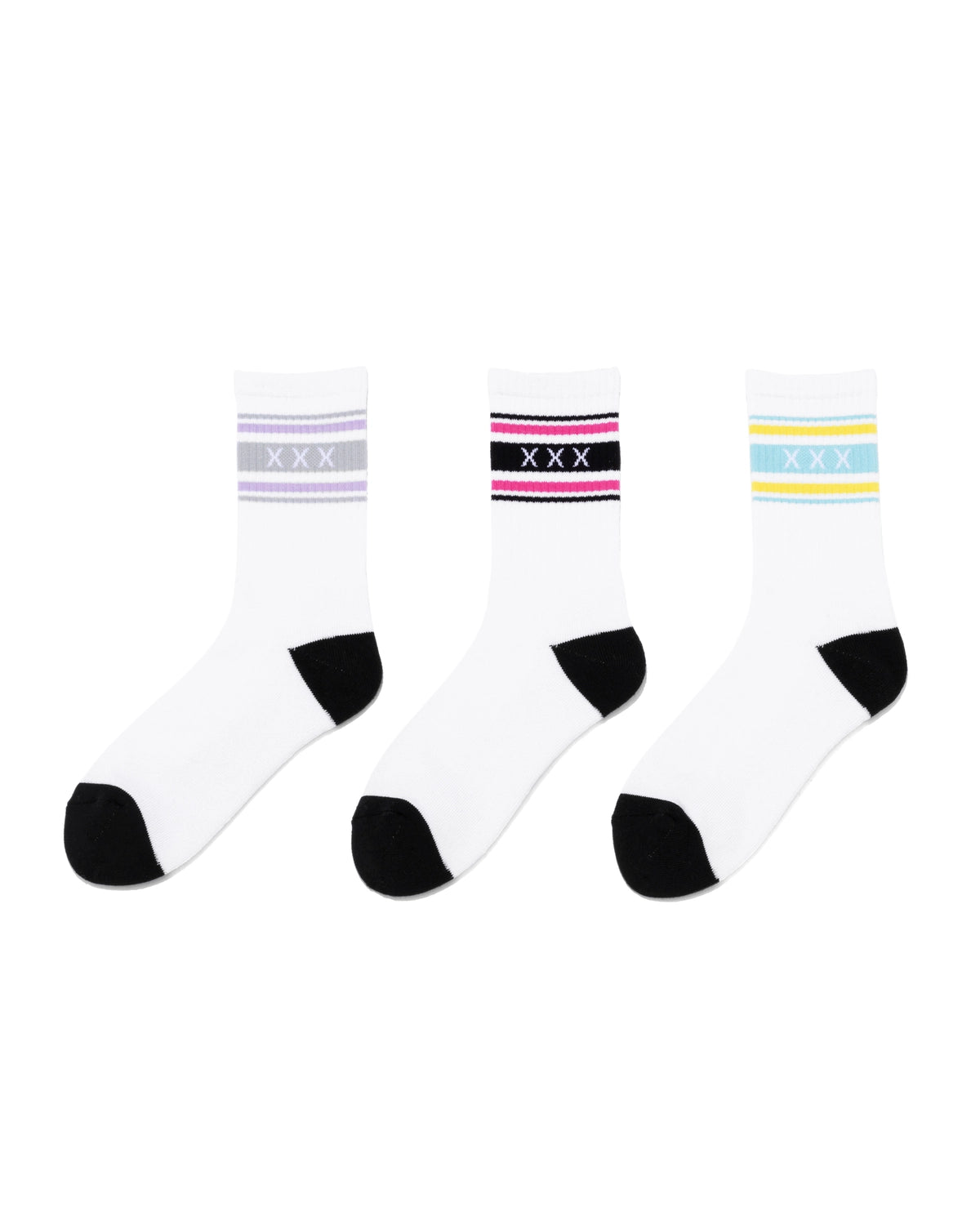 GOD SELECTION XXX の SOCKS -3PIECE 1PACK (GX-A25-SO-04)