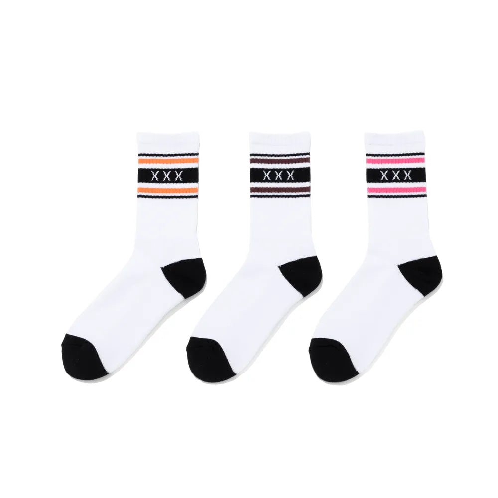 GOD SELECTION XXX の SOCKS -3PIECE 1PACK (GX-S24-SO-04)