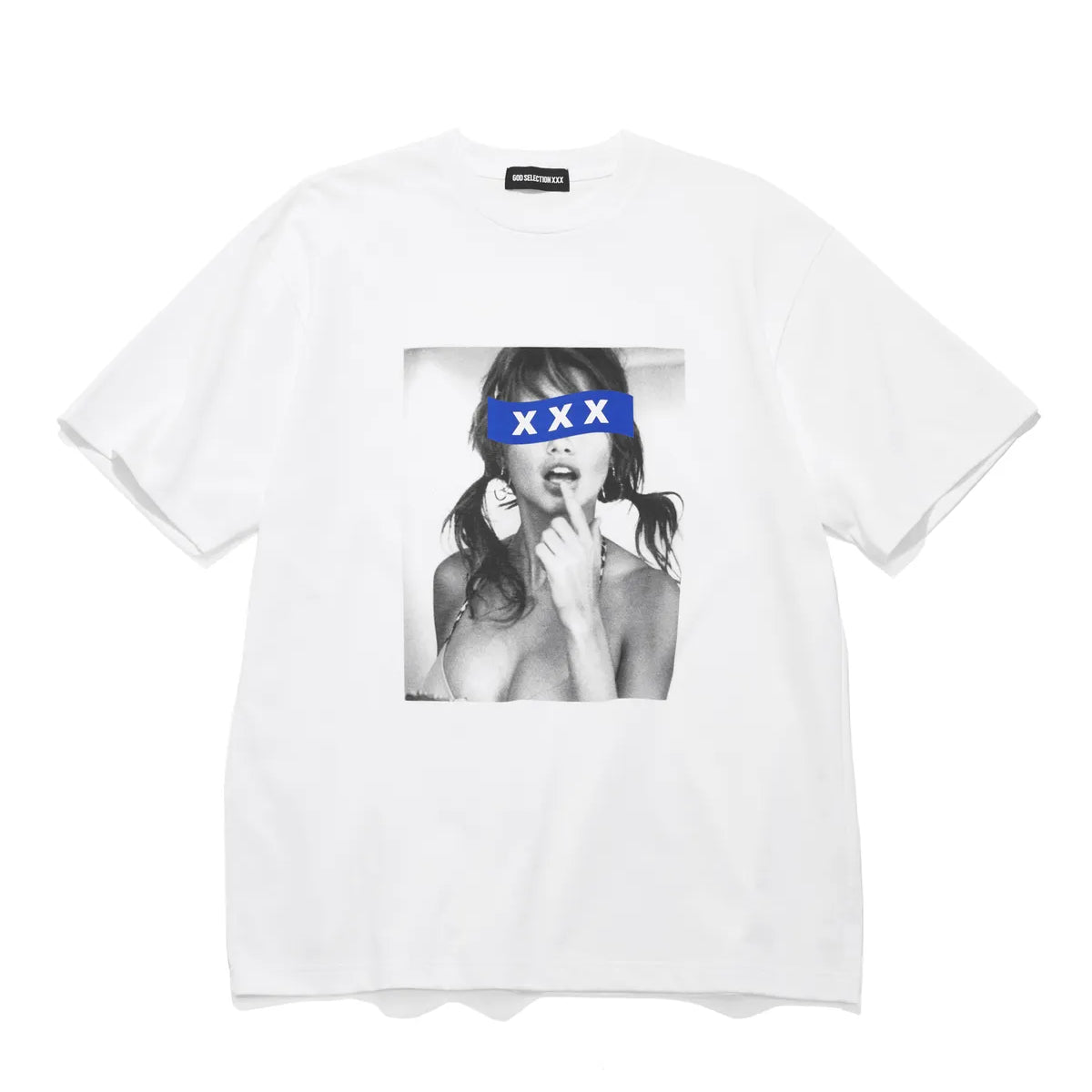 GOD SELECTION XXX / Blue Box Logo Monochrome Photo Tee | 公式通販