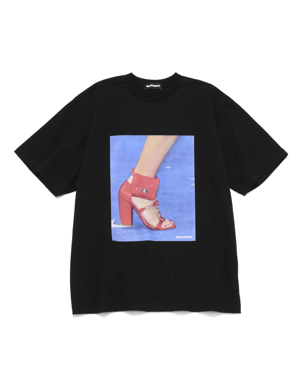 GOD SELECTION XXXレッド キャミソール GOD SELECTION XXX / Red Heel & Pouch Photo Tee | 公式通販・JACK in