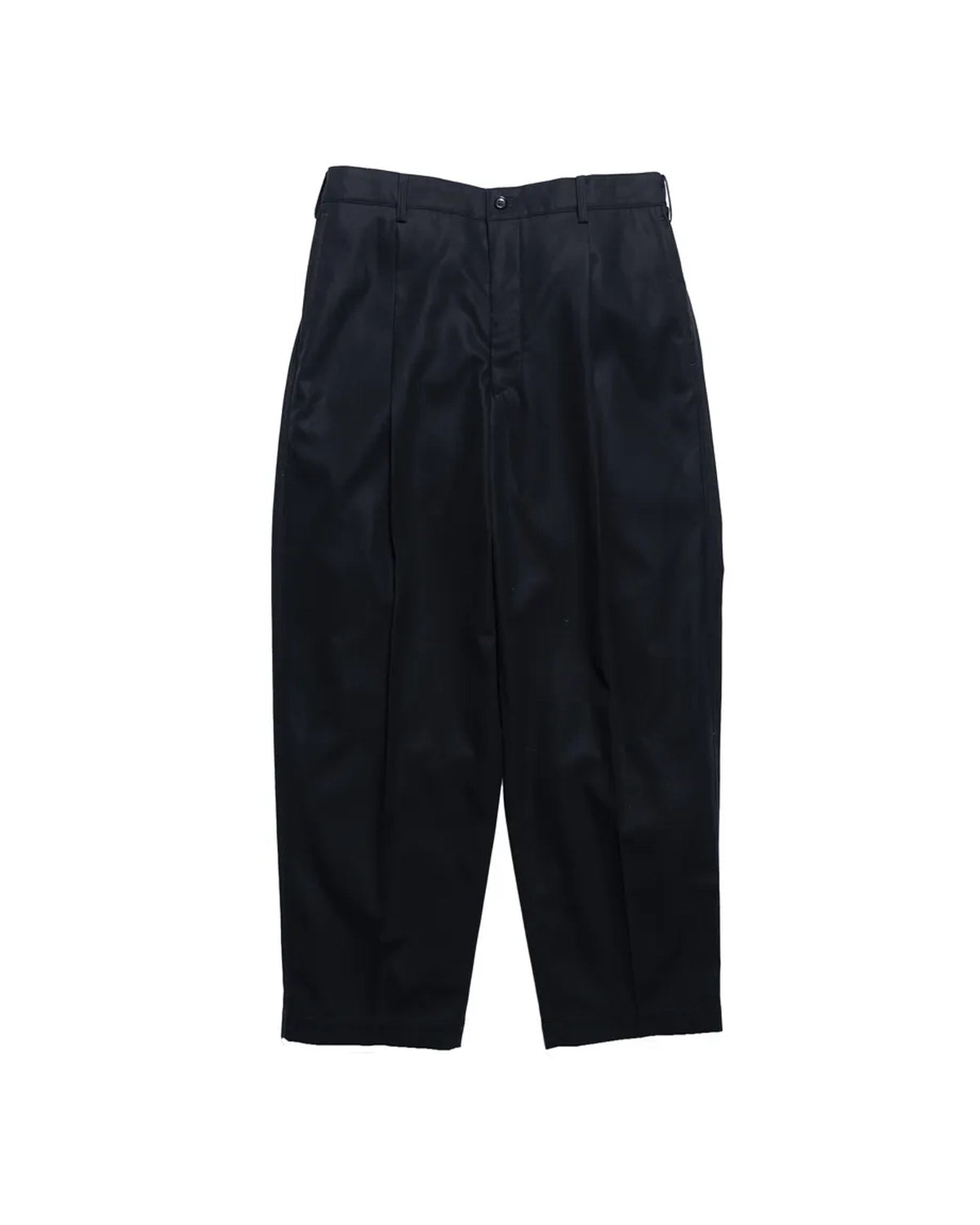 Graphpaper の Wooly Cotton Twill Wide Tapered Slacks (GM251-40073B)