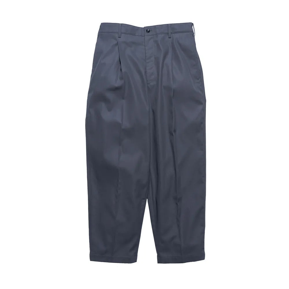 Graphpaper / Wooly Cotton Twill Wide Tapered Slacks (GM251-40073B)